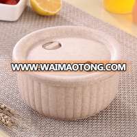 New product wheat straw fiber Plastic bowl Biodegradable bowl for adult and kids