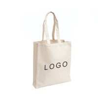 Stocked Eco reusable thick Blank cotton canvas tote bag for shopping wholesale 20x30CM